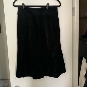 Velvet Midi Skirt